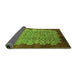 Sideview of Oriental Green Industrial Rug, urb3122grn