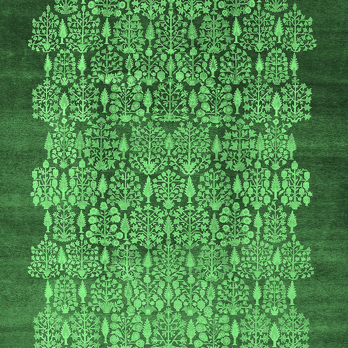 Oriental Emerald Green Industrial Rug, urb3122emgrn