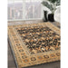 Machine Washable Industrial Modern Sangria Brown Rug in a Family Room, wshurb3123