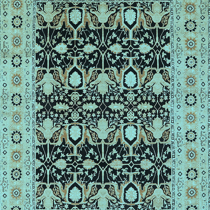 Oriental Light Blue Industrial Rug, urb3123lblu