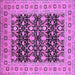 Square Oriental Purple Industrial Rug, urb3123pur