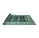 Sideview of Oriental Light Blue Industrial Rug, urb3123lblu