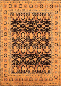 Oriental Orange Industrial Rug, urb3123org