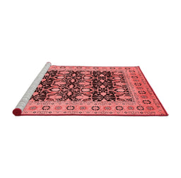 Industrial Red Washable Rugs