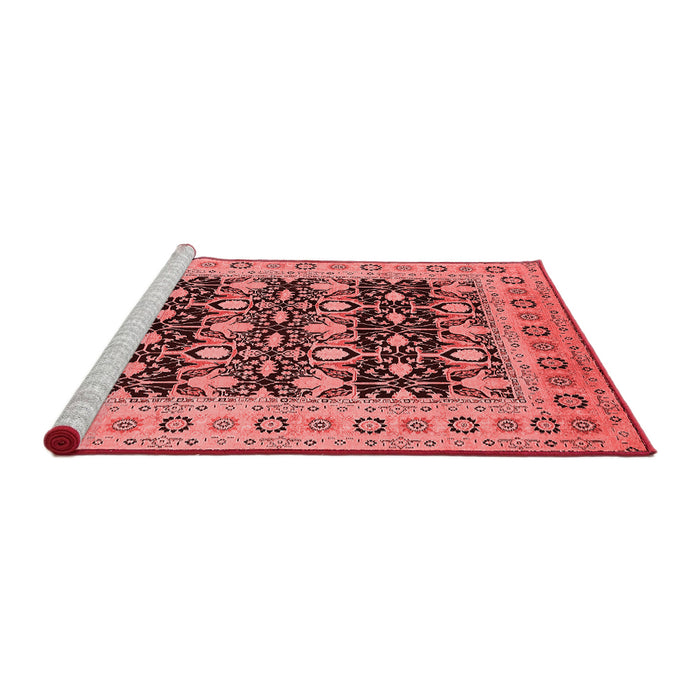 Industrial Red Washable Rugs