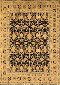 Oriental Brown Industrial Rug, urb3123brn