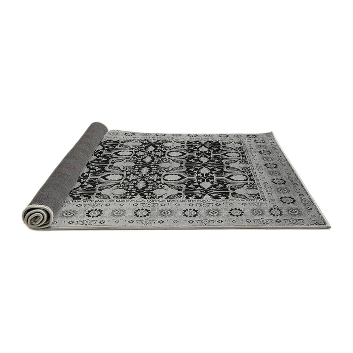 Sideview of Oriental Gray Industrial Rug, urb3123gry
