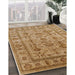 Machine Washable Industrial Modern Brown Sand Brown Rug in a Family Room, wshurb3124