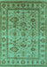 Oriental Turquoise Industrial Rug, urb3124turq