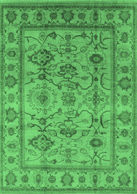 Oriental Emerald Green Industrial Rug, urb3124emgrn