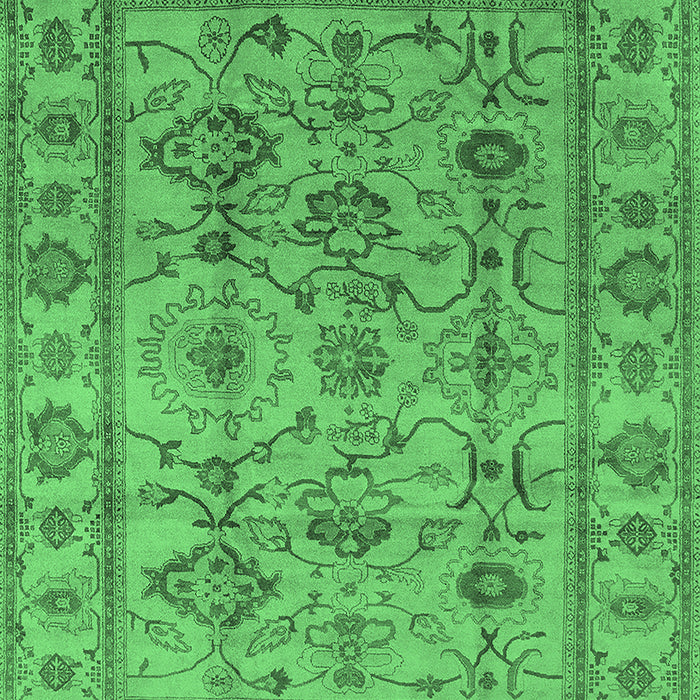 Oriental Emerald Green Industrial Rug, urb3124emgrn