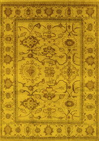 Oriental Yellow Industrial Rug, urb3124yw