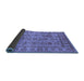 Sideview of Oriental Blue Industrial Rug, urb3124blu