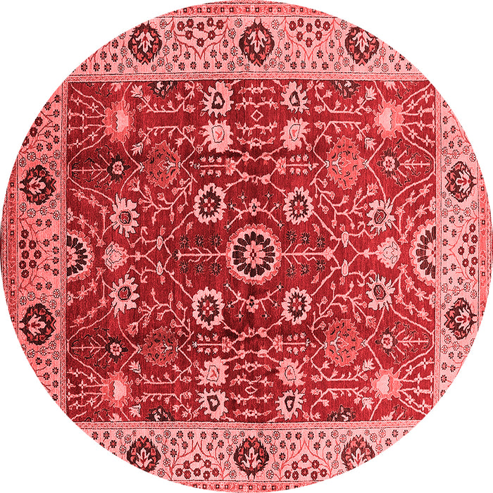 Machine Washable Oriental Red Industrial Rug, wshurb3125red
