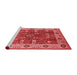 Industrial Red Washable Rugs