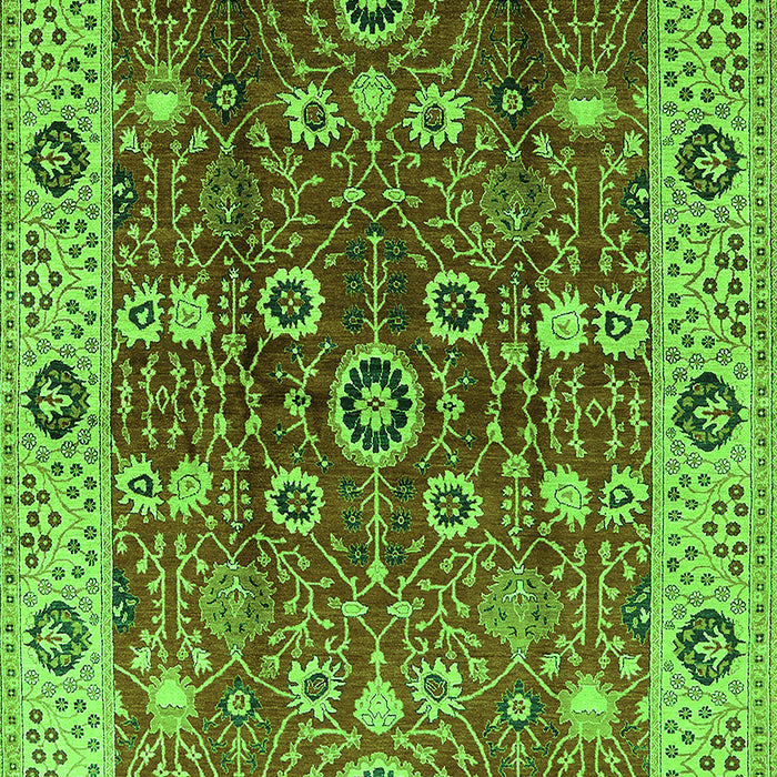 Oriental Green Industrial Rug, urb3125grn