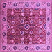 Square Oriental Purple Industrial Rug, urb3125pur