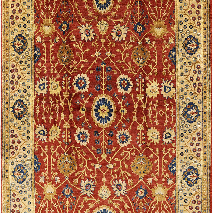 Mid-Century Modern Red Oriental Rug, urb3125