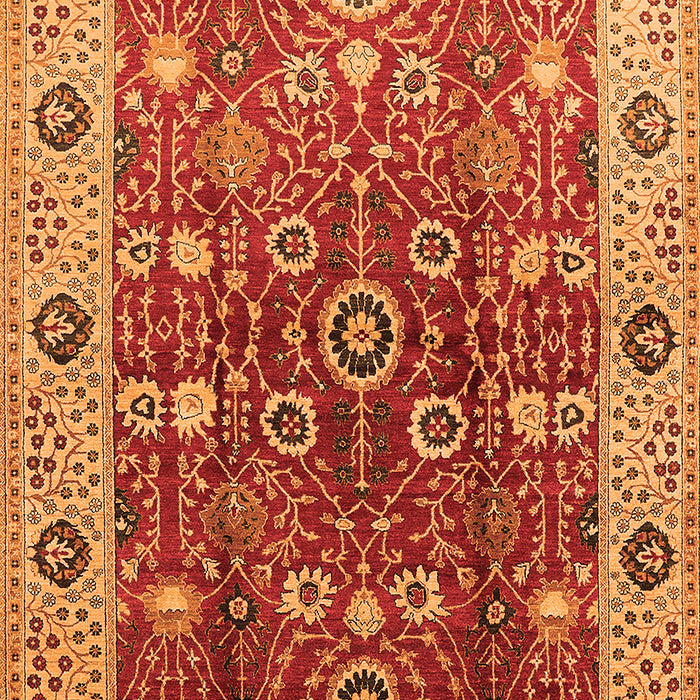 Oriental Orange Industrial Rug, urb3125org