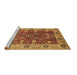 Sideview of Machine Washable Oriental Brown Industrial Rug, wshurb3125brn