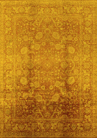 Oriental Yellow Industrial Rug, urb3126yw