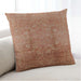 Lifestyle Image of Mid-Century Modern Urban Square Mango Orange Throw Pillow, 18 inch by 18 inch, pwurb3126