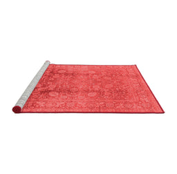 Industrial Red Washable Rugs