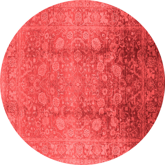 Machine Washable Oriental Red Industrial Rug, wshurb3126red