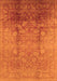 Oriental Orange Industrial Rug, urb3126org