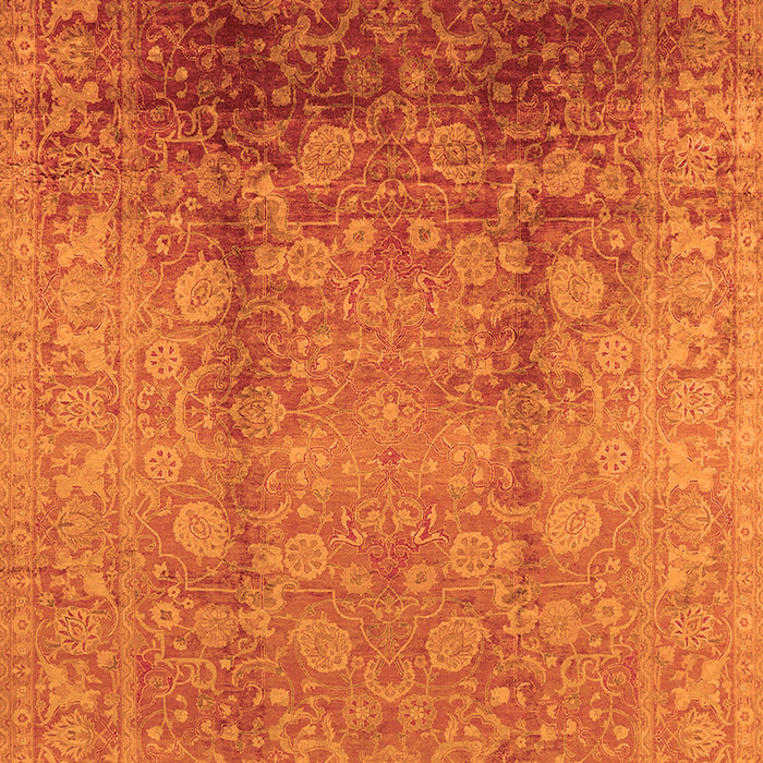 Oriental Orange Industrial Rug, urb3126org