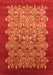 Oriental Orange Industrial Rug, urb3127org