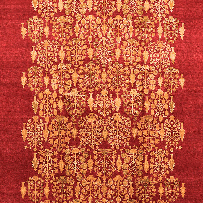 Oriental Orange Industrial Rug, urb3127org