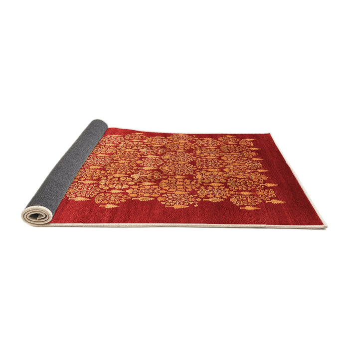 Sideview of Oriental Orange Industrial Rug, urb3127org
