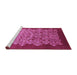 Sideview of Machine Washable Oriental Purple Industrial Area Rugs, wshurb3127pur