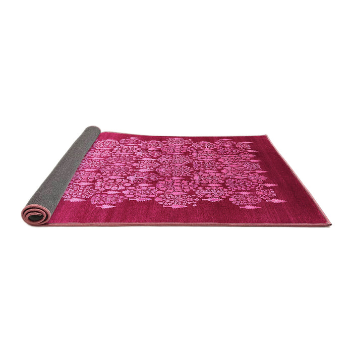Sideview of Oriental Pink Industrial Rug, urb3127pnk