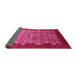 Sideview of Oriental Pink Industrial Rug, urb3127pnk