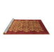 Sideview of Machine Washable Oriental Brown Industrial Rug, wshurb3127brn