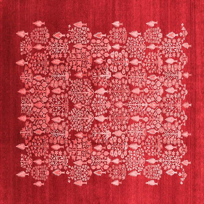 Machine Washable Oriental Red Industrial Rug, wshurb3127red