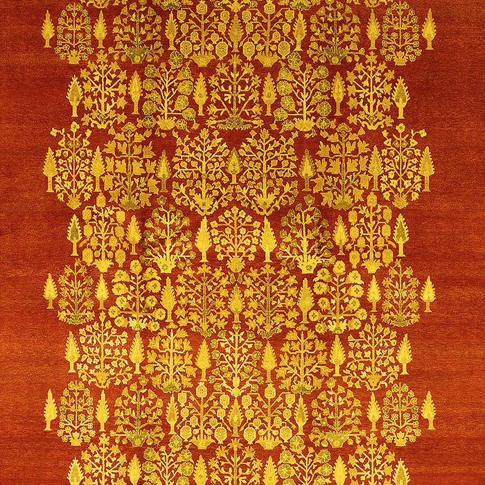 Oriental Yellow Industrial Rug, urb3127yw