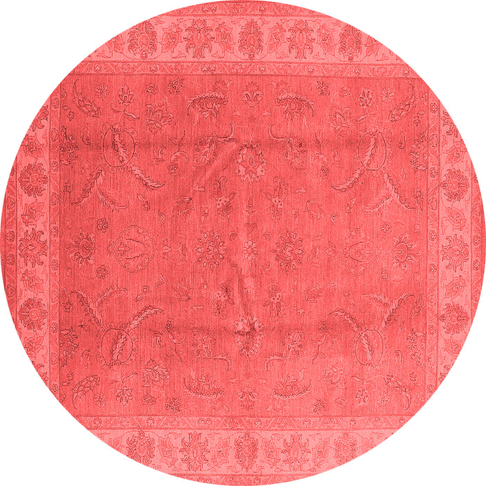 Machine Washable Oriental Red Industrial Rug, wshurb3128red