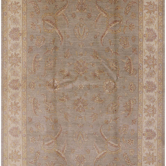 Mid-Century Modern Camel Brown Oriental Rug, urb3128
