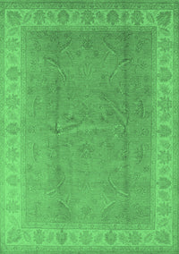 Oriental Emerald Green Industrial Rug, urb3128emgrn