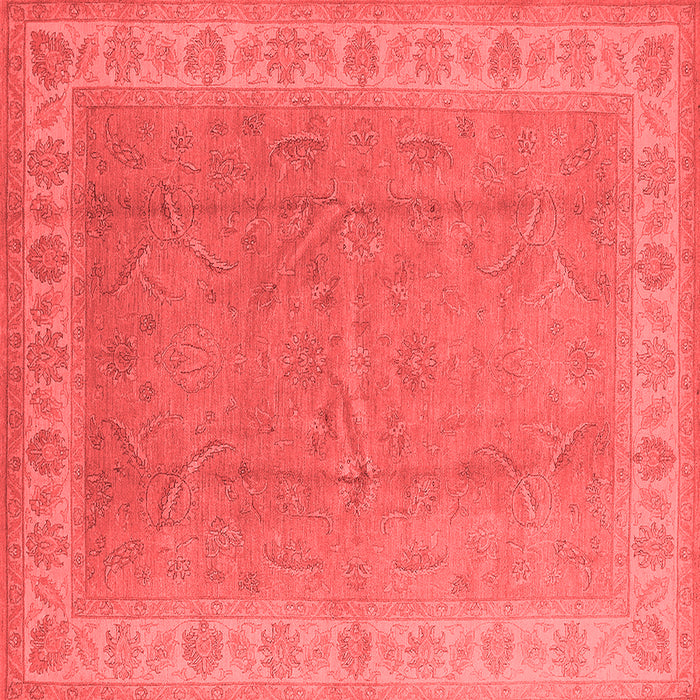 Machine Washable Oriental Red Industrial Rug, wshurb3128red