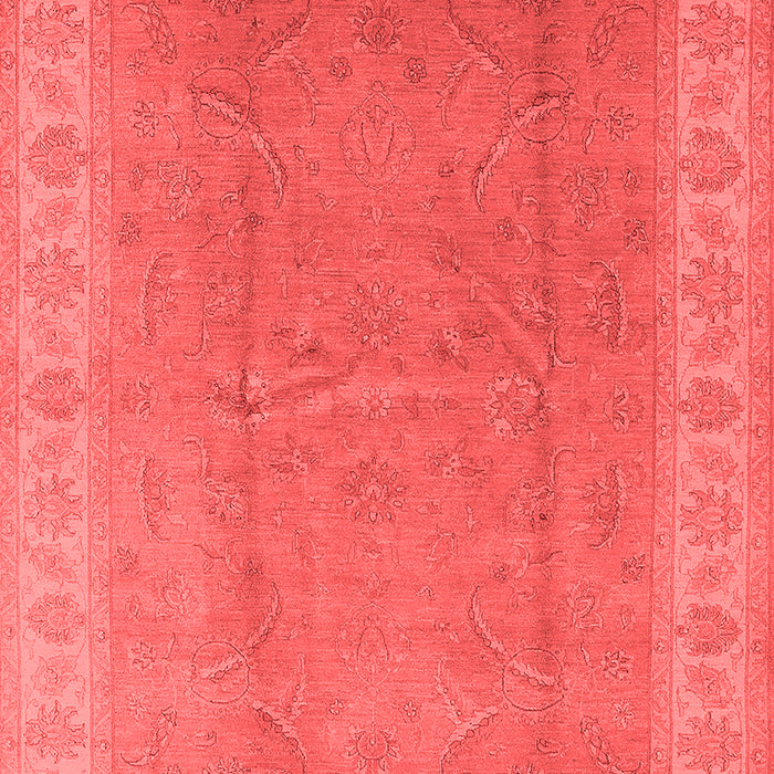 Machine Washable Oriental Red Industrial Rug, wshurb3128red