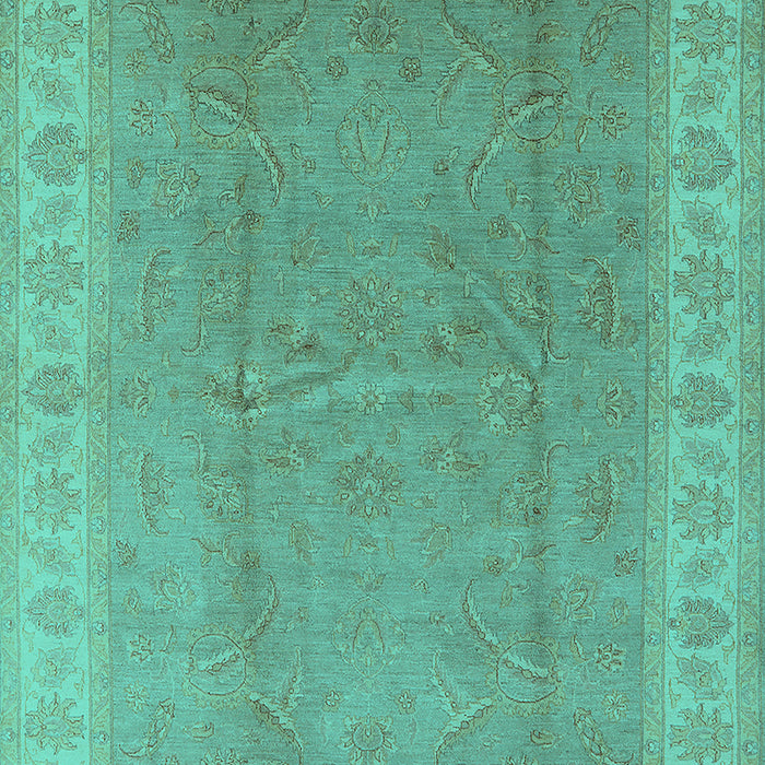 Oriental Turquoise Industrial Rug, urb3128turq