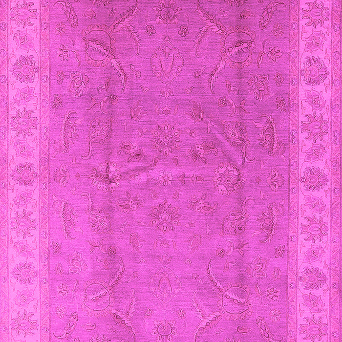 Machine Washable Oriental Pink Industrial Rug, wshurb3128pnk