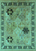 Oriental Turquoise Industrial Rug, urb3129turq