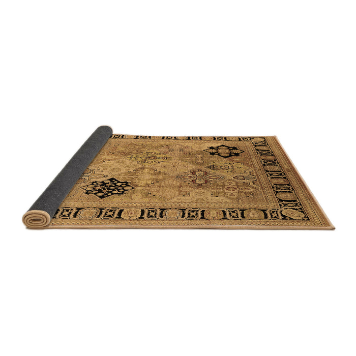 Sideview of Oriental Brown Industrial Rug, urb3129brn