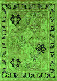 Oriental Green Industrial Rug, urb3129grn