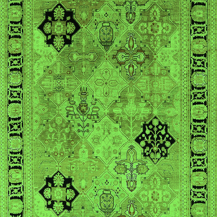 Oriental Green Industrial Rug, urb3129grn